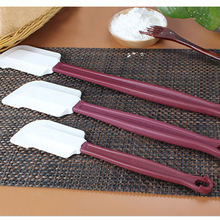 三能耐高温硅胶刮刀大中小面包奶油抹面刀耐热橡皮橡胶刮刀