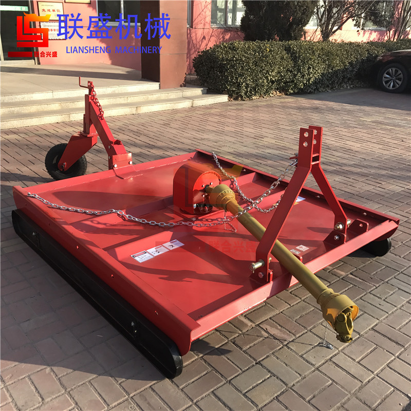 旋转割草机东方红拖拉机PTO带动旋转割草机打草机山东除草机价格