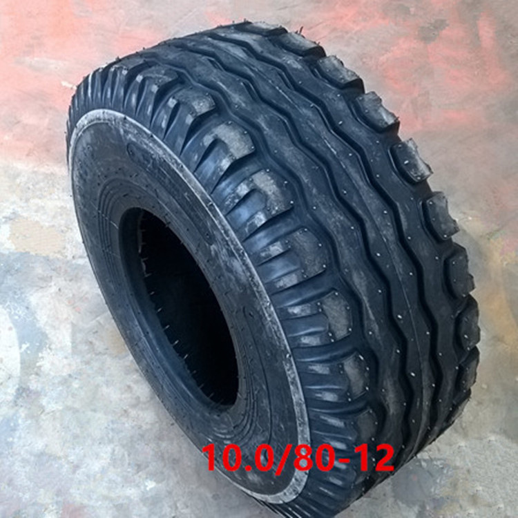 10.0/80-12 16*6.5-8 农机具轮胎 联合收割机 打捆机轮胎