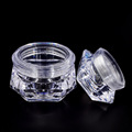 现货直销亚克力透明钻石膏霜瓶5g10g15g20g50g眼霜化妆品分装瓶