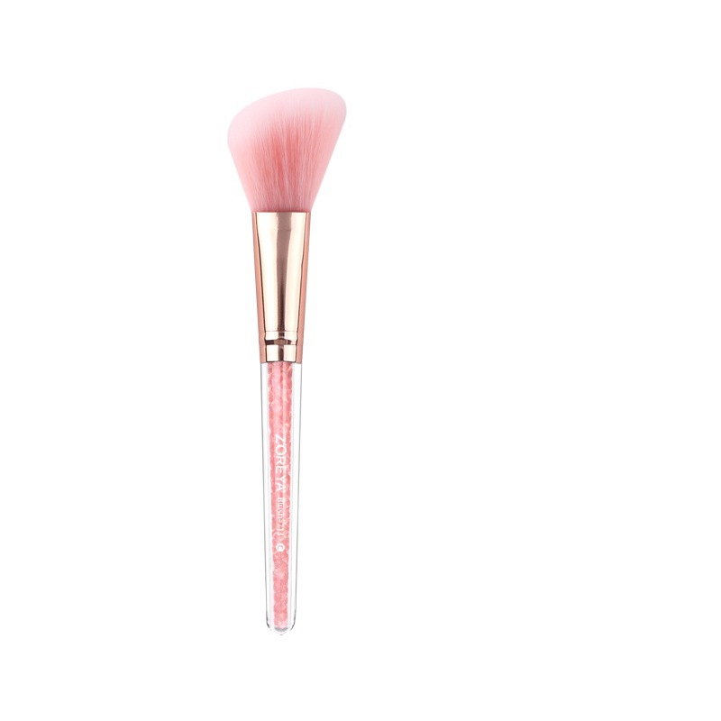 Zoreya Blush sombra de ojos cepillo traje interior diamante cristal Rosa maquillaje cepillo bolsa de almacenamiento Fundación cepillo maquillaje herramientas