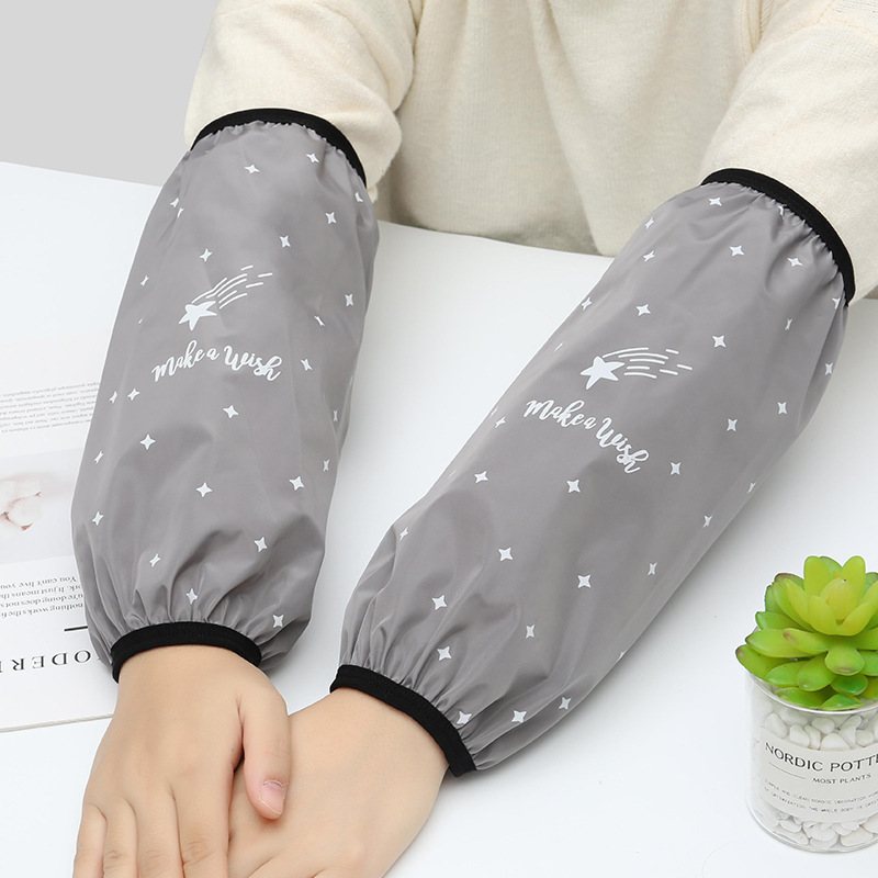 New autumn and winter waterproof sleeve long household anti-fouling and anti-oil kitchen sleeve men and women students factory wholesale New autumn and winter waterproof sleeve long household anti-fouling and anti-oil kitchen sleeve men and women students factory wholesale