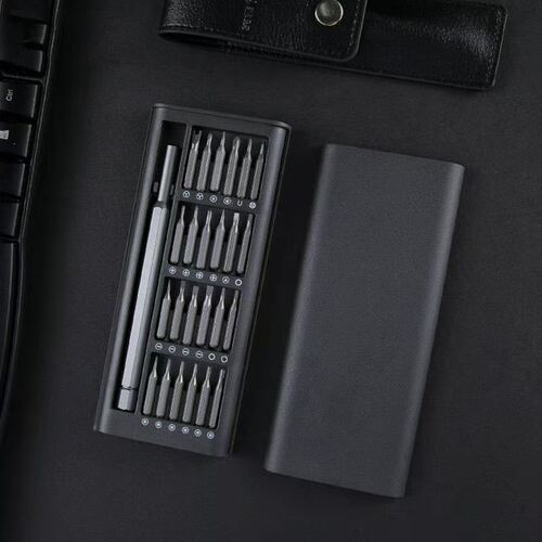 24-in-1 aluminum alloy shell precision screwdriver set multi-functional mobile phone repair and disassembly tool S2 bit