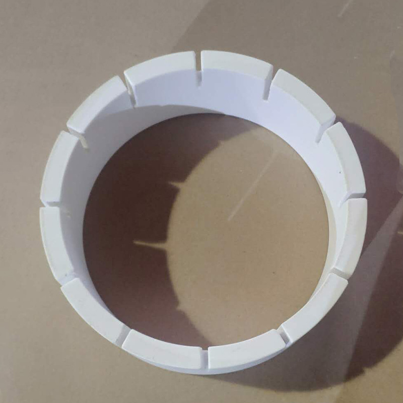 耐磨耐腐蚀耐高温95绝缘刚玉环刚玉陶瓷环高纯99陶瓷环环状刚玉