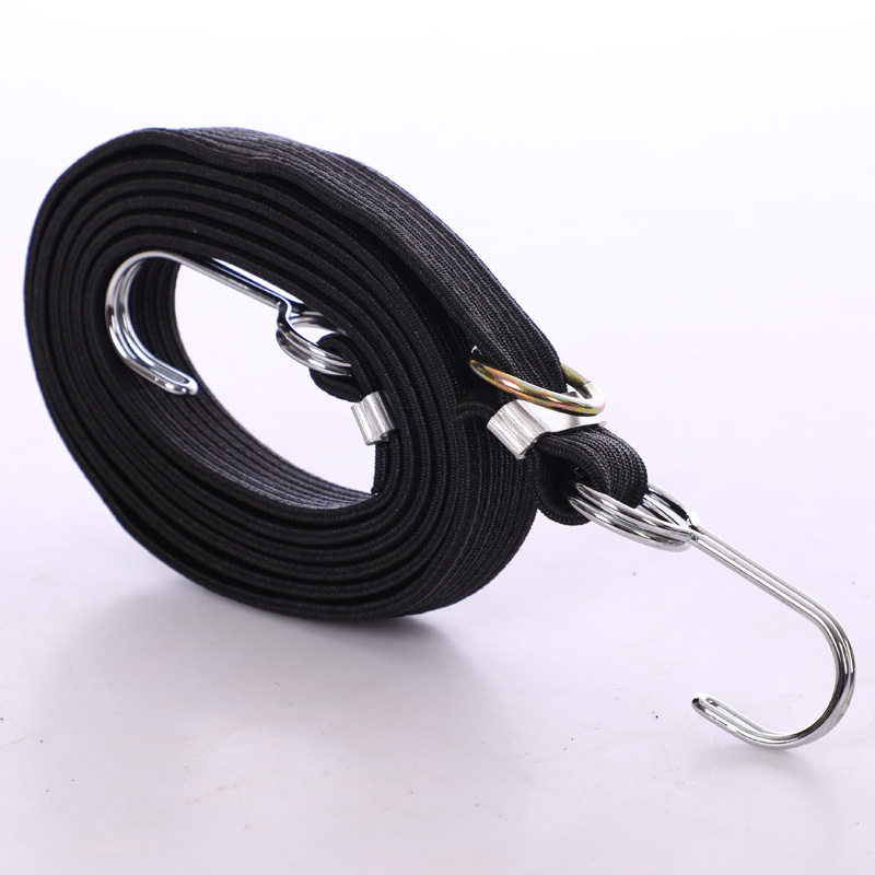 [Correa de motocicleta] Carga de bicicleta cuerda elástica cuerda elástica de equipaje elástica de coche eléctrico