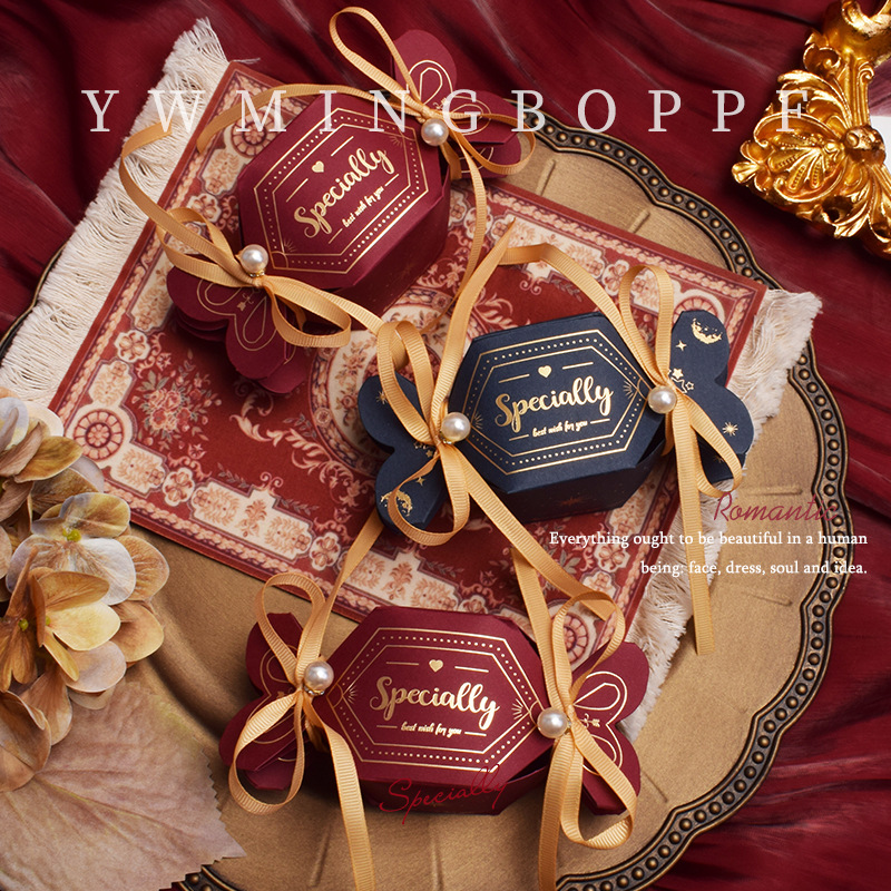 结婚喜糖盒高级感婚糖盒喜糖盒子创意喜糖包装盒糖果盒礼盒空盒