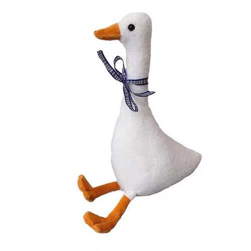 Ins big white goose plush toy, stuffed animal, throw pillow, doll, photography prop, birthday gift