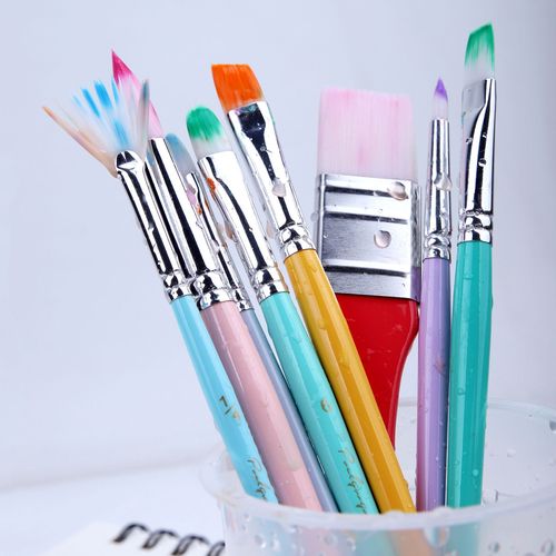 Brush Paul Gauguin 8 set color art painting watercolor acrylic gouache nylon brush oil brush