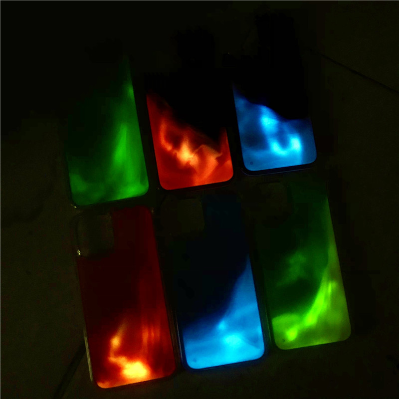 Liquid Silicone Phone Case For Iphone 15 Pro Max And 14 Night Glow_voghion.com