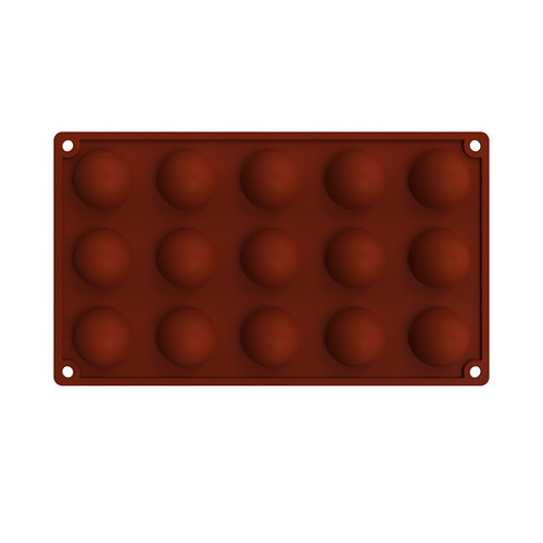 6 connected 15 holes 24 connected 5 connected large and small semi-circular small hemispherical mousse silicone chocolate mold baking cake mold