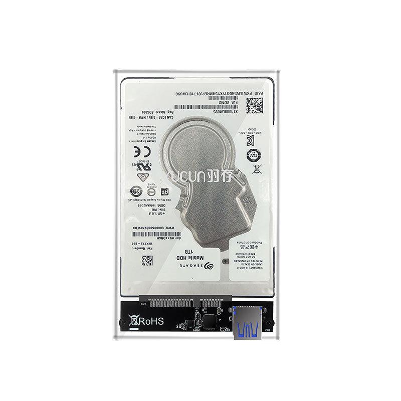 USB3.0 puerto serie 2,5 pulgadas SATA portátil mecánica SSD externo caja de disco duro móvil