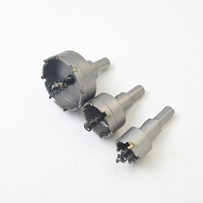 10 Unid aleación dura abridor de agujero traje de acero inoxidable escariador de acero de alta velocidad gruesa placa de hierro de aluminio perforación de apertura