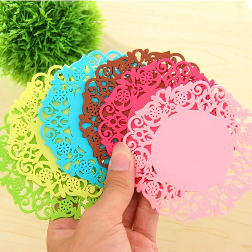 Симпатичные полые ПВХ чайные подставки конфеты цвета нескользящие коврики Теплоизоляционные коврики простые модные полые кофейные подставки