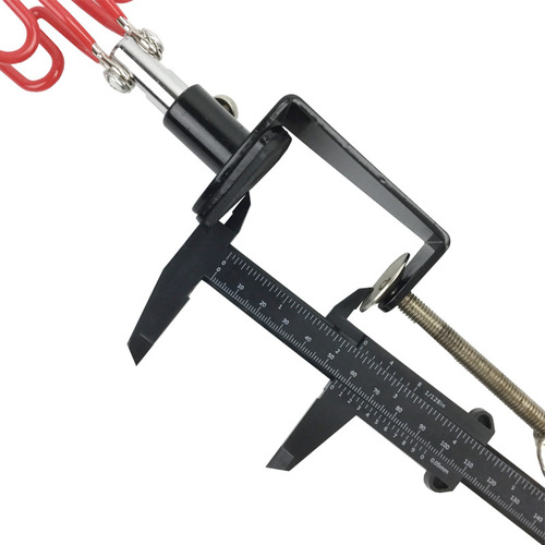 Model air pump coloring airbrush pen holder pen holder corrosion-resistant all-metal clip-on two-pen airbrush pen holder