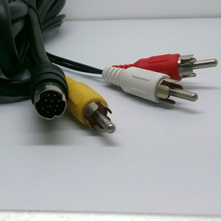 ���I���a S�����DRCAģ�M��̖ҕ�l��  MINIDIN 10P �D 3RCA���D��