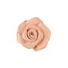 DIY jewelry headwear clothing accessories flower accessories 2.5 cm flat hand folding rose ribbon flowers