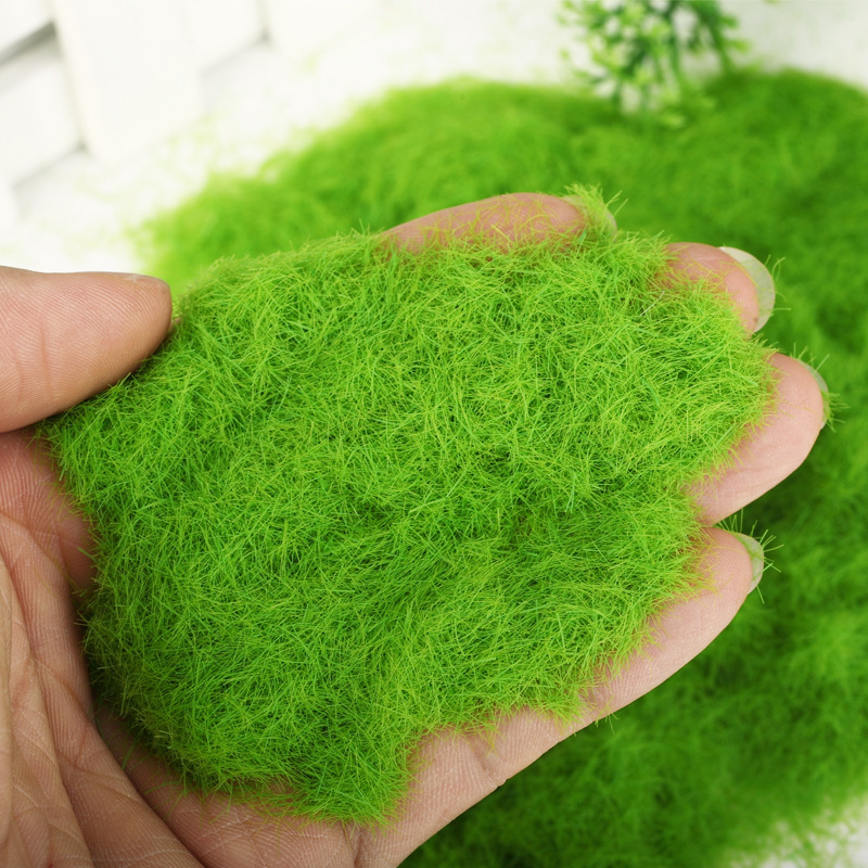 Artificial wild moss micro landscape DIY design rockery tree green plant aquatic plant Moss powder sand table making