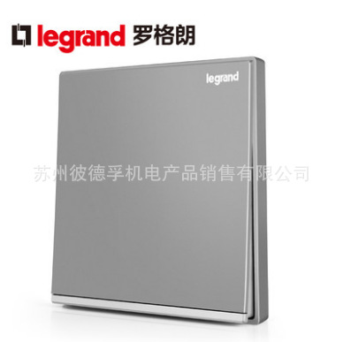 罗格朗逸景深砂银一开双控开关