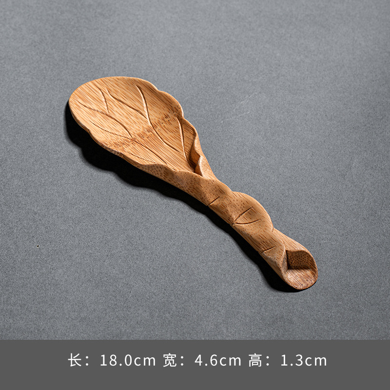 큰 가벼운 연잎 차 원래 대나무 색