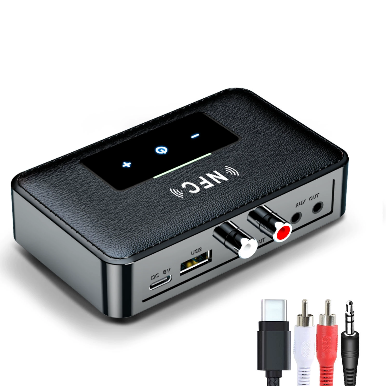 Новый NFC Bluetooth-приемник Bluetooth прием и передача два-в-одном автомобильный аудиоадаптер телефон громкой связи