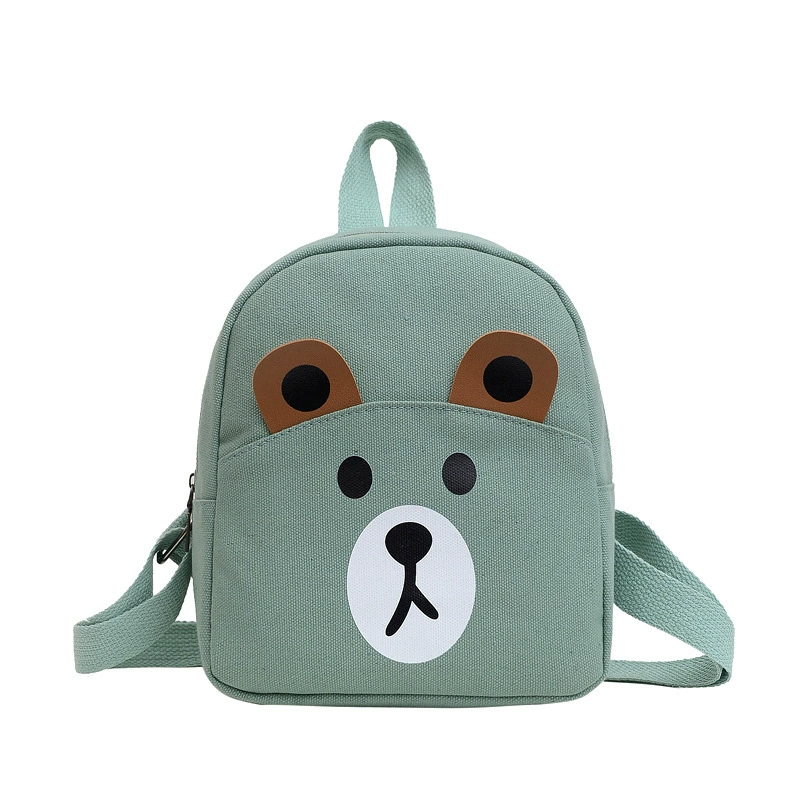 Cute children's school bag, backpack for early age, cartoon fashionable small bag, with little bears, wholesale