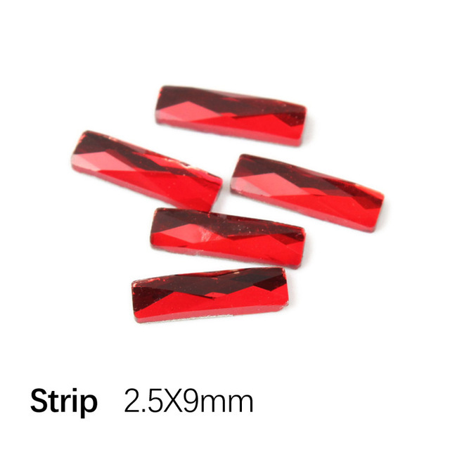 2.5x9mm 빨간색 스트립