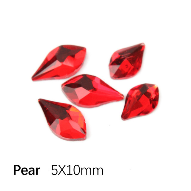 5x10mm 빨간 배 모양