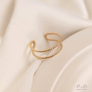 ����Ӳ��14K����ɫ�黨�~���p�ɽ�ָ�ֹ��A���@��diy���ָ�hȦ