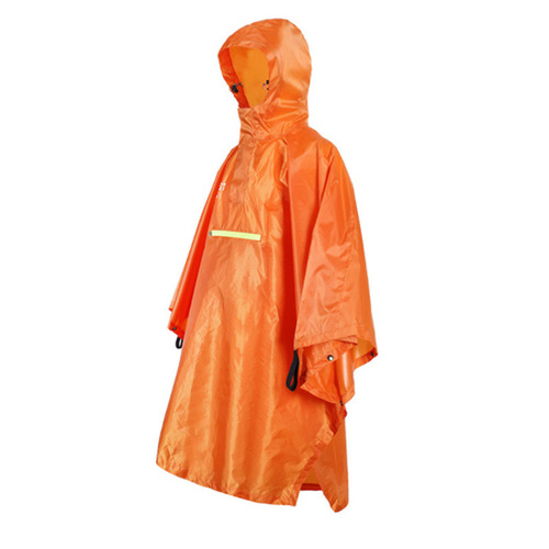 Amazon Outdoor Sports Camping Mountain Cycling Poncho Home Products Polyester Taffeta Camping Raincoat Set to Cover the Rain