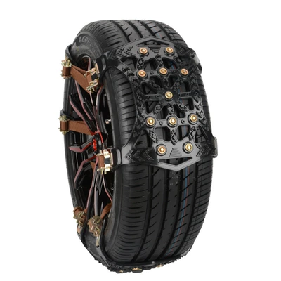 Car tire anti-skid chain Tire snow chain - large-black-sheet-1-pack-do-not-send-installation-tools