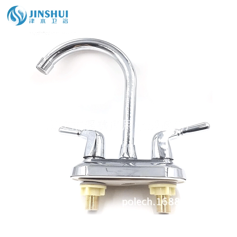 Фабрика оптом смеситель для раковины сантехника крышка Медная двойная нога роскошный двойной открытый