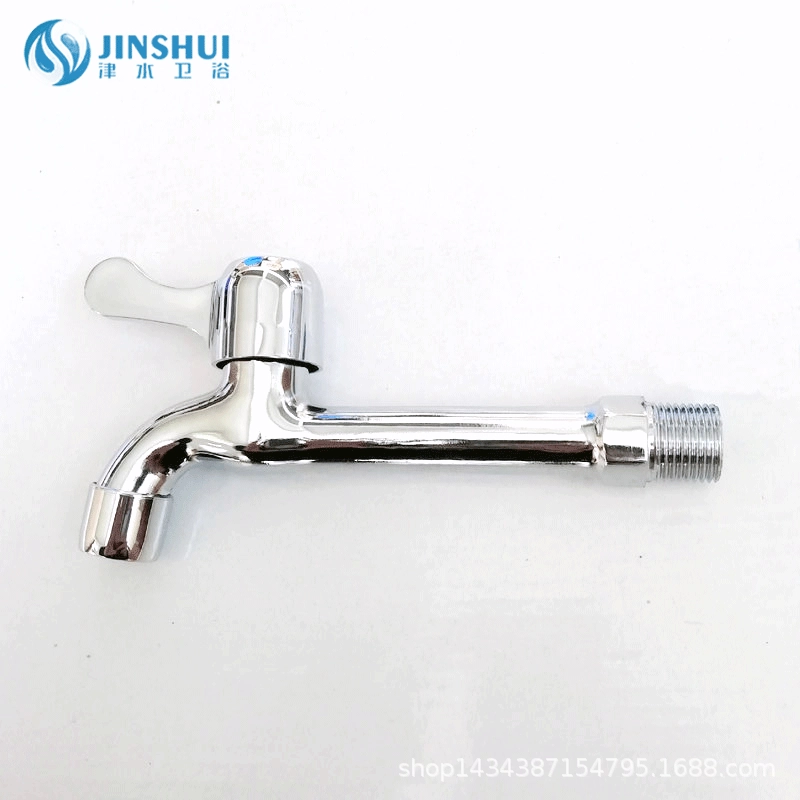 Оптовая Продажа с фабрики цинковый сплав 17 см длинная стиральная машина небольшой кран медный сердечник быстрооткрывающееся водяное сопло из цинкового сплава