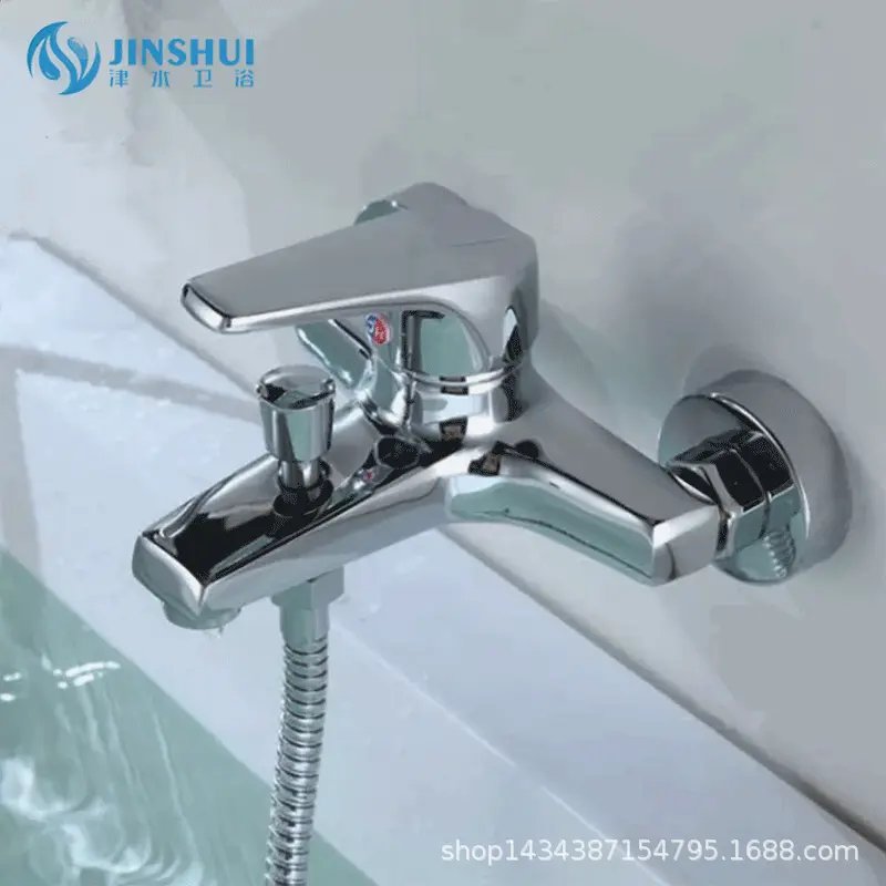 流行三联四方洗手盆淋浴浴缸龙头 淋浴冷热龙头厂家批发 混水龙头