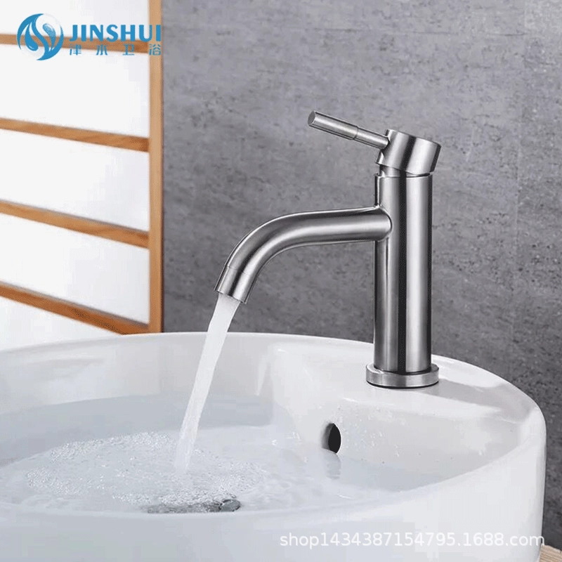 Оптовая 304 изогнутые бассейна кран 304 из нержавеющей стали одно отверстие бассейна кран Овощной бассейна кран