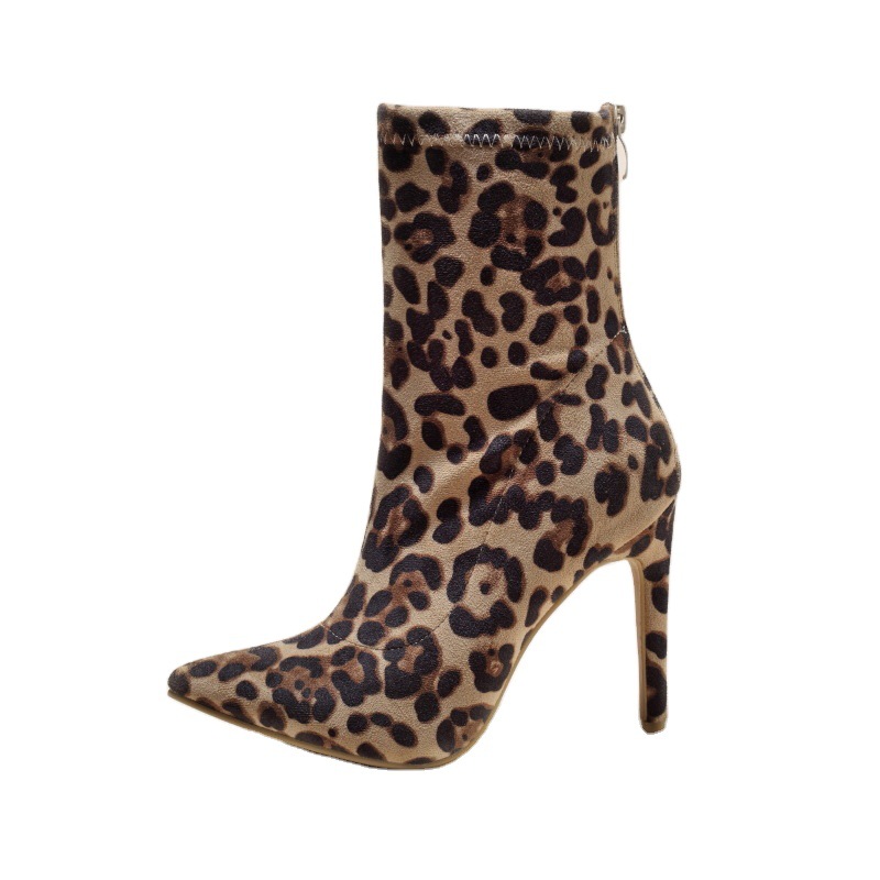 Pointed socks for women sexy heel suede boots for women_voghion.com