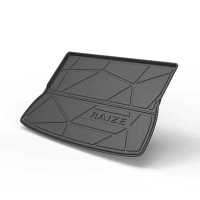 Trunk Mat tailbox mat trunk mat waterproof, dirt-resistant - toyota-raize-overseas-trunk-mat-rk-black