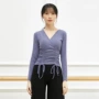 v领长袖秋冬教师女上衣