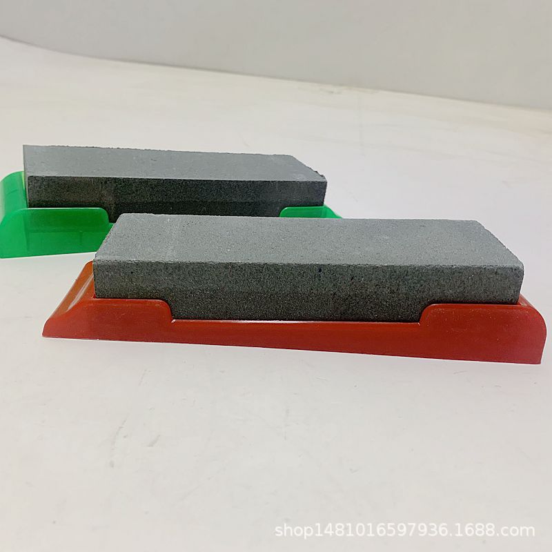 2元五金百货批发 底托油石 双面磨刀石 底座石条 地摊两元店货源