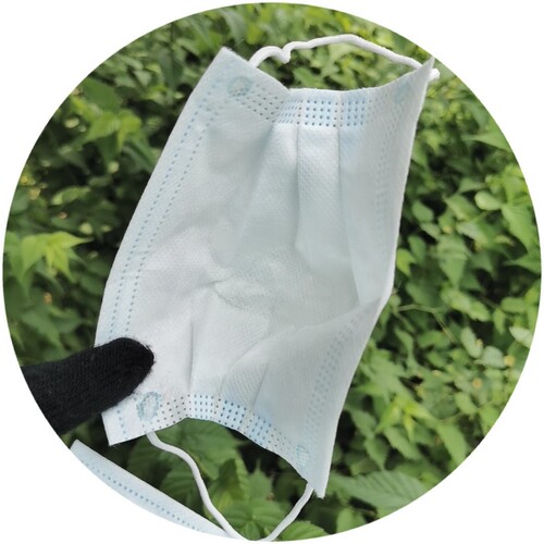 Disposable three-layer melt-blown cloth, 10 pieces, adult dust-proof filter black, blue and white