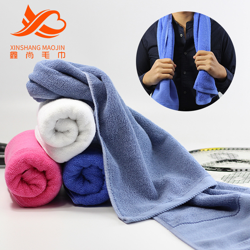 sports long sweat towel for gym for yoga