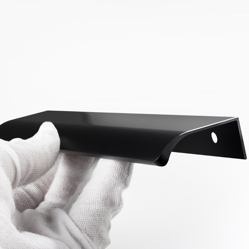 1.2 Thick Aluminum Alloy Arc Edge Handle Cabinet Drawer Door Invisible Long Handle Wardrobe Door Handle Wholesale
