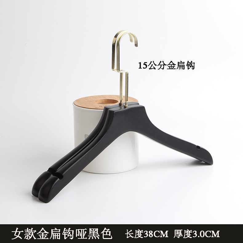 3.0 여성용 벙어리 블랙 플랫 헤드 15cm 골드 플랫 후크