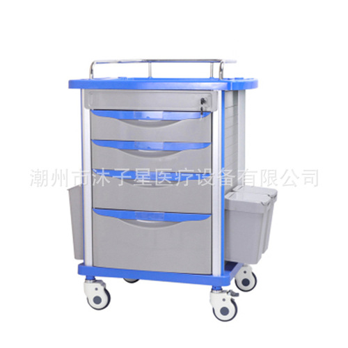 Hospital ABS ambulance patient care ambulance ward multi-drawer medicine distribution cart surgery anesthesia tool cart