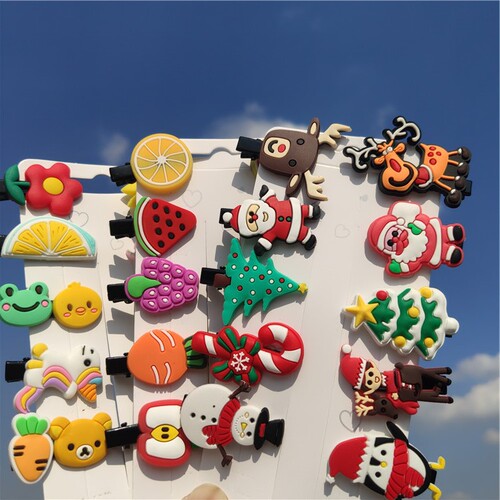 Korean children's hair clip set of 10, baby duck clips for girls, cute and hair-friendly student hair accessories