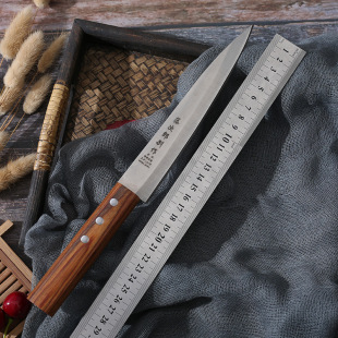 Fujito Nago Bie's Sashimi Knife Blade Sushi Sushi Salmon Salmon Salva Professional Fish Raw Knife Cooking Cooking Set