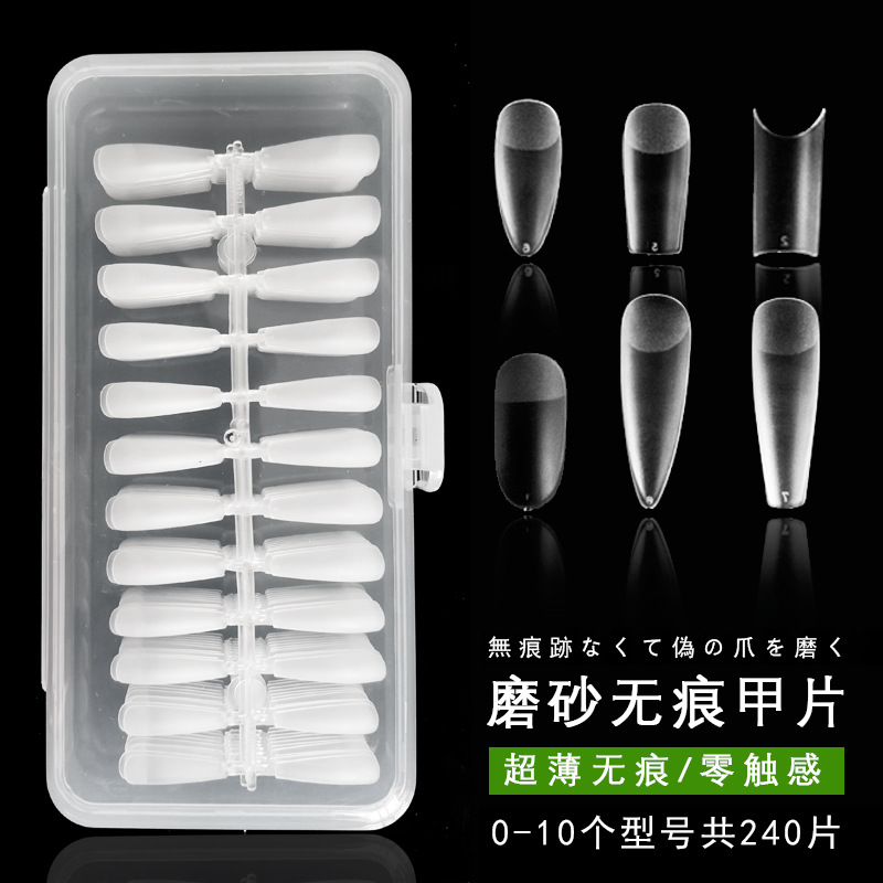 Ultra thin fake nails for manicure