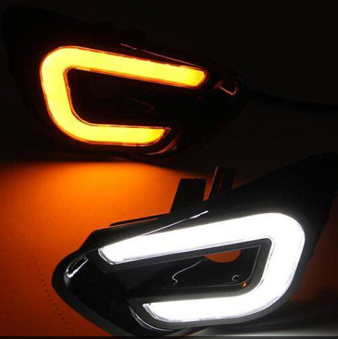 Adecuado para JEEP Jeep Guide en forma de U Luces de conducción diurna en forma de 11-16 modelos Luces de conducción diurna LED