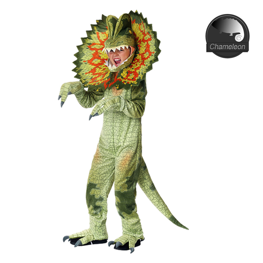 Para niños traje de Halloween Jurásico Mundo Triceratops Cosplay dinosaurio lindo animal JUEGO DE DISFRACES