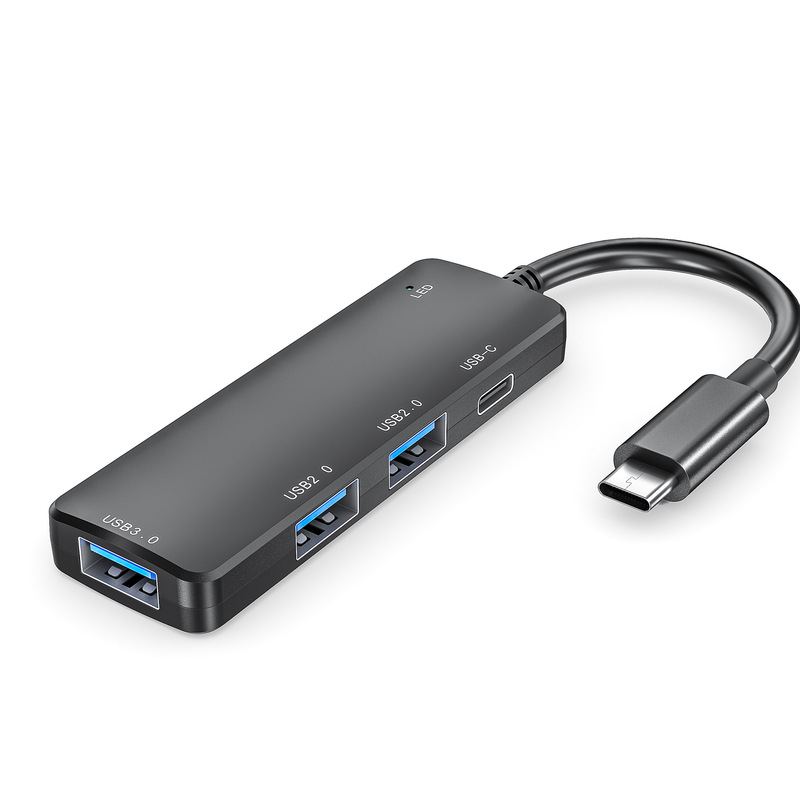 usb splitter typec docking station 3.0 hub hub multi-function Four-in-one long hub docking station