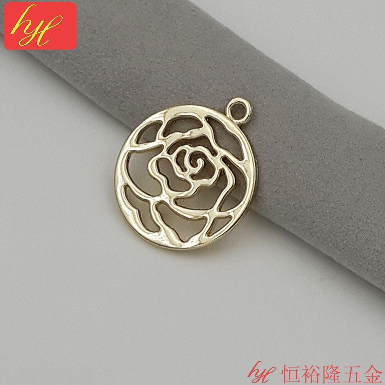 复古梅花牌高档流苏吊饰diy饰品 皮具金属 时尚女包毛球吊饰五金